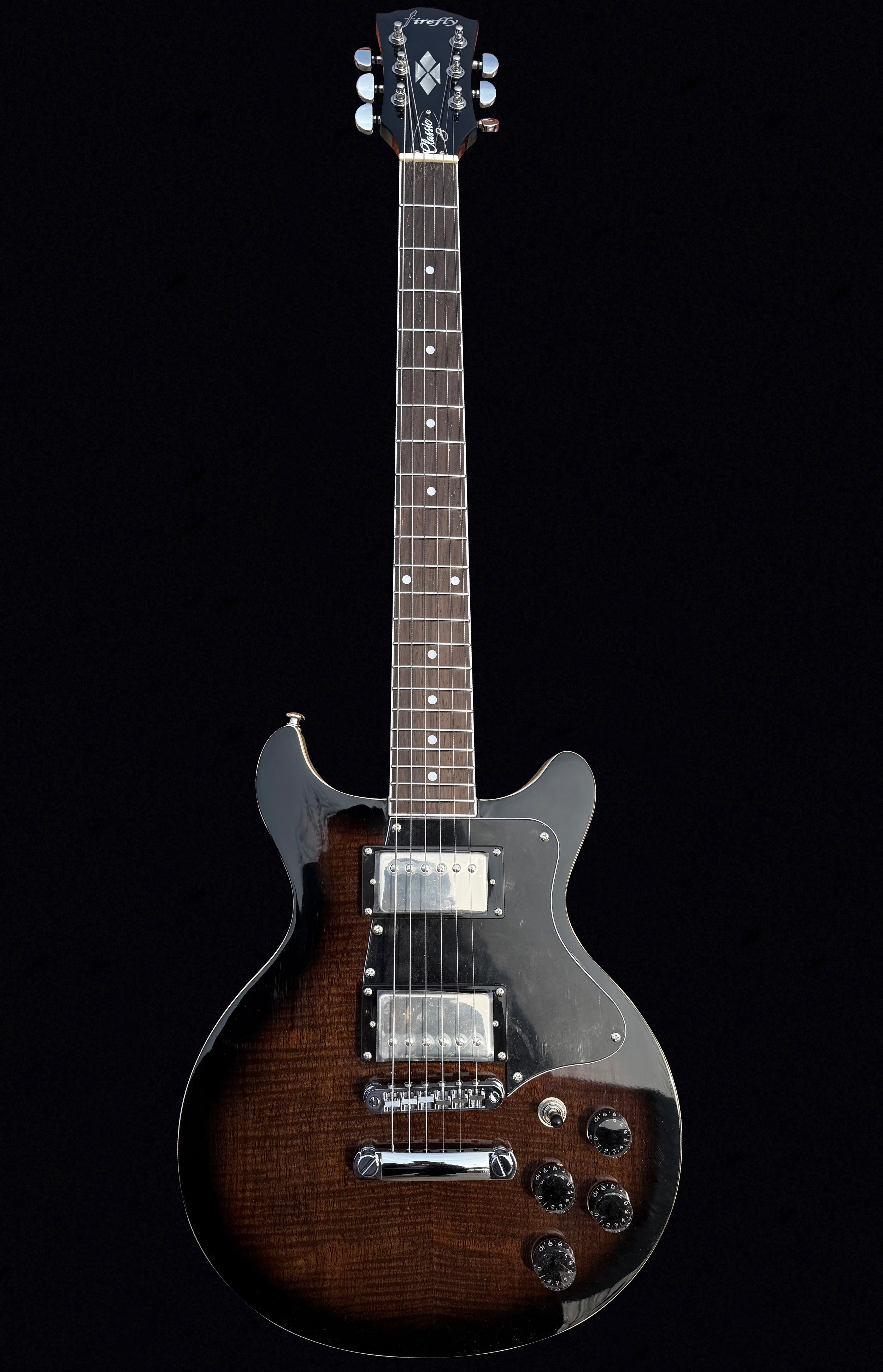 Firefly FFTC Transparent Brown Color Solid Body Electric Guitar(Transparent Brown)