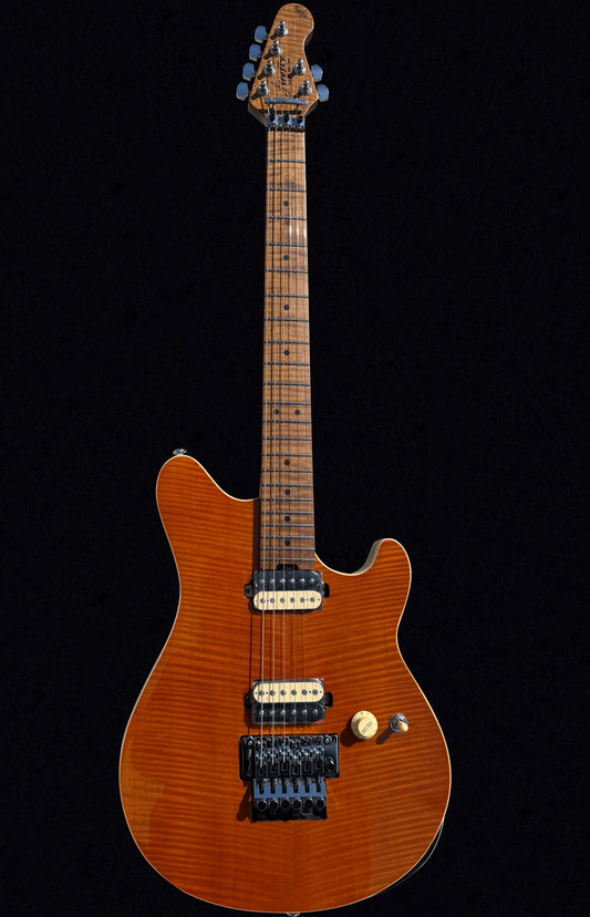 Firefly FFMN Electric guitar With Flamed Maple Top Floyd Rose Tremolo (Transparent Yellow Color)