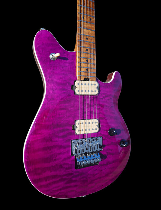 Firefly FFMN Electric Guitar With Flamed Maple Top (Purple Color)