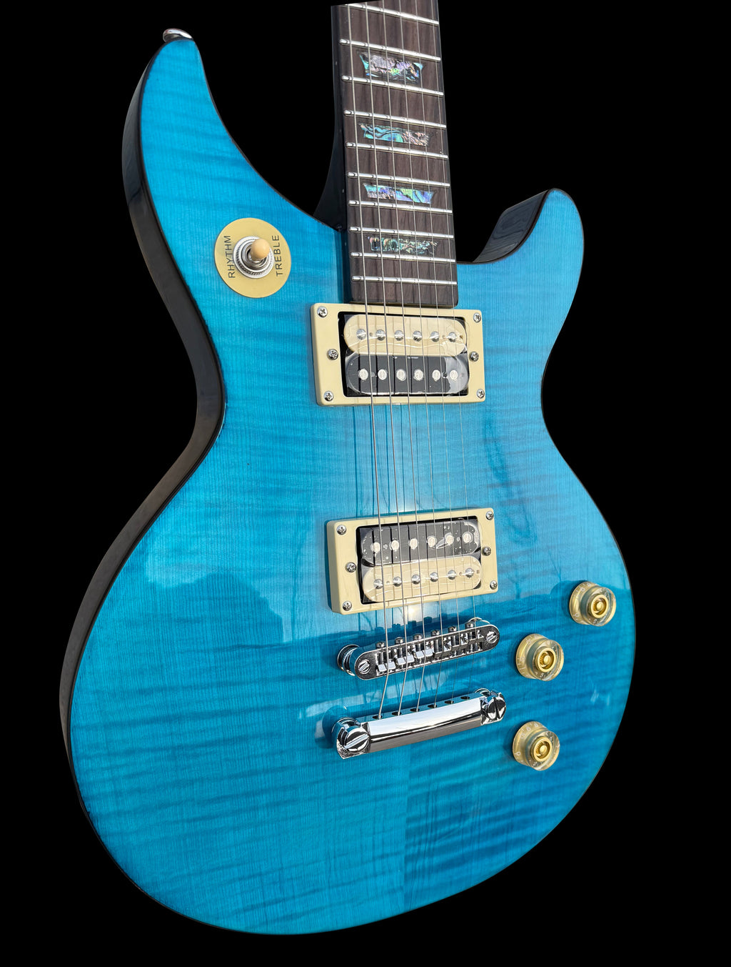 Firefly FFTC Transparent Blue Color Solid Body Electric Guitar(Transparent Blue)